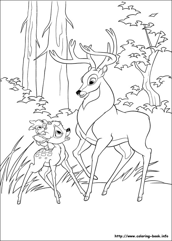 Bambi 2 coloring picture